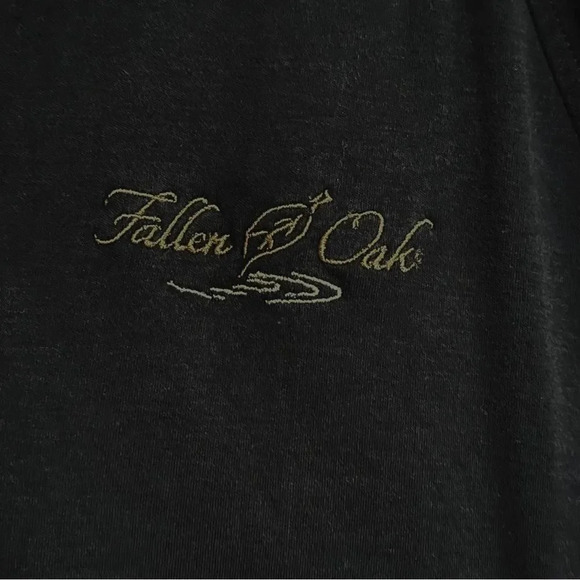 BOBBY JONES Players 100% Peruvian Cotton Black Fallen Oak Golf Polo Size XL - Picture 5 of 7